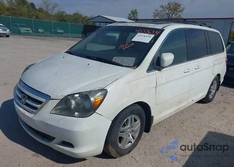 2007 Honda Odyssey Ex-L from USA, damaged, VIN 5FNRL38677B435716